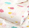 100% Muslin Cotton Flat Ironed Swaddles-4 layered (110*110cms)