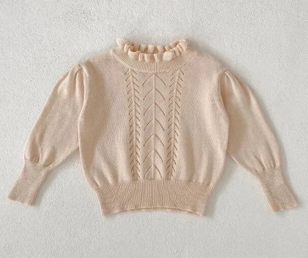 Sweaters With Ruffle Collar