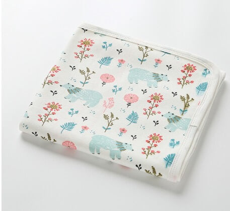 Organic Cotton Printed Baby Water Sheets