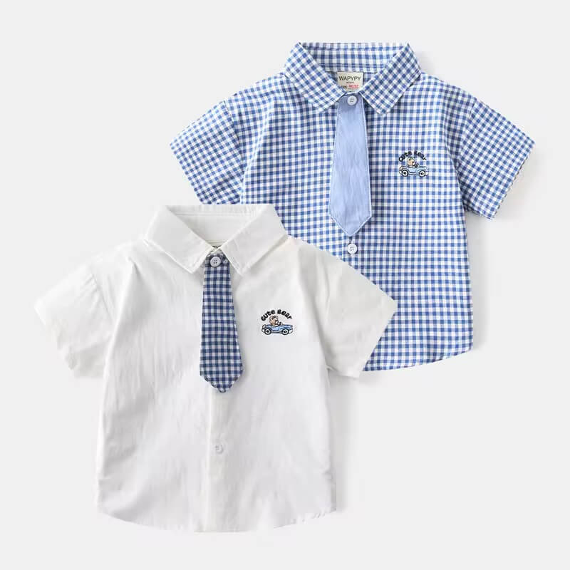 Cotton Shirts With Tie