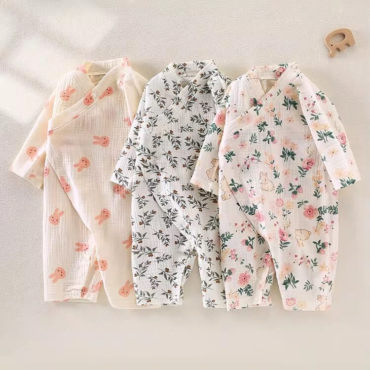 New Unisex Printed  Kimono Onsies/Pyjamas