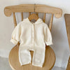 Full length Cotton Knitted Hoodie Romper