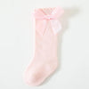 Knee Length Satin Bow Baby Girl Socks New