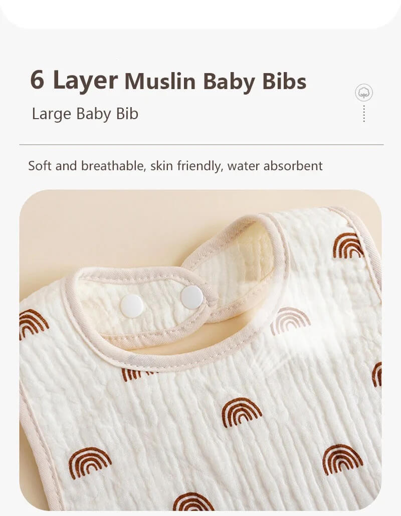 Muslin Cotton Drool Bibs