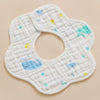 Muslin Cotton Flower Drool Bibs