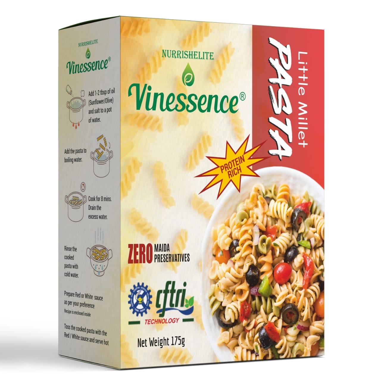 Vinessence SPROUTED LITTLE MILLET PASTA