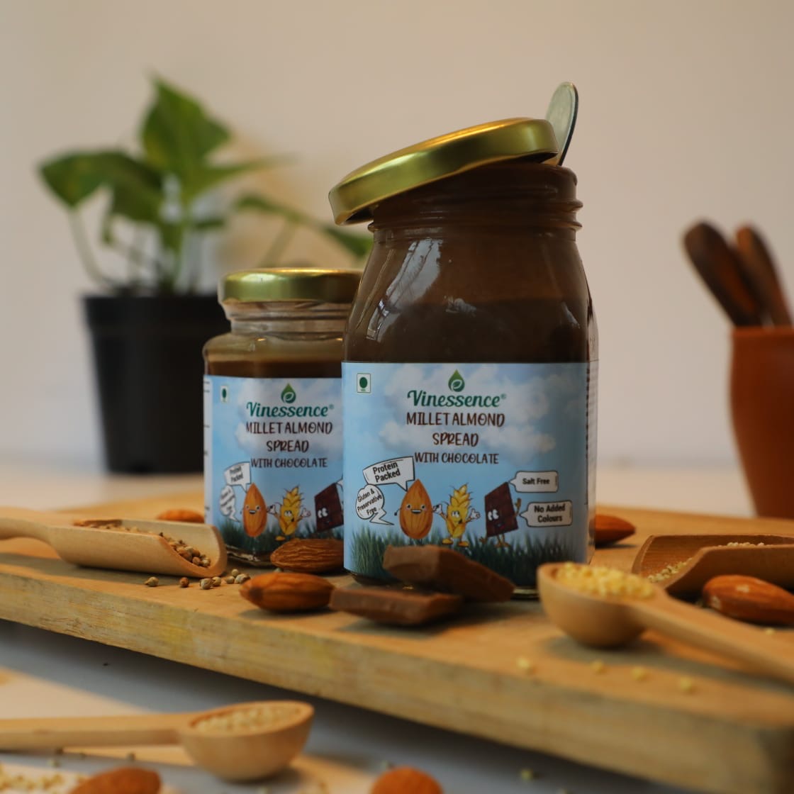 Millet Almond Spread with Chocolate