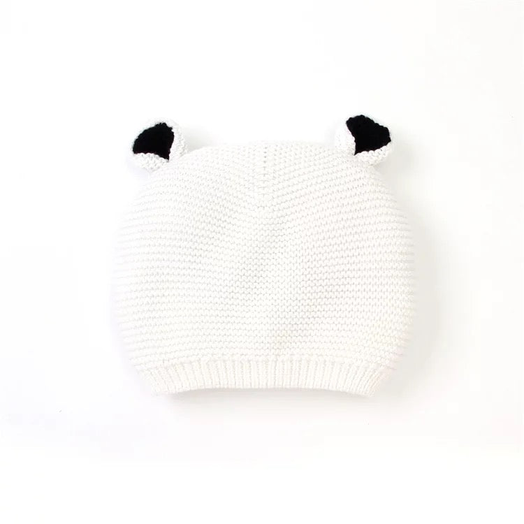 Cotton Knitted Baby Bear Caps/ beanies