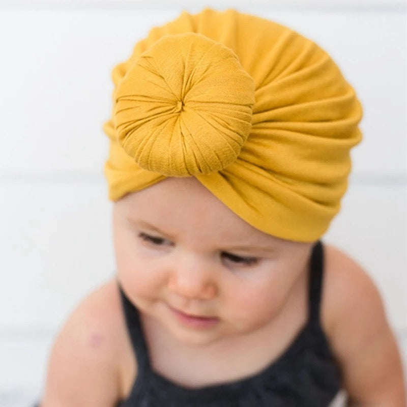 Unisex Cotton Doughnut Turban Caps