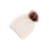 Cotton Knitted Mohair Single Pom Beanies/Caps