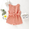 Baby girl sleeveless jumpsuit