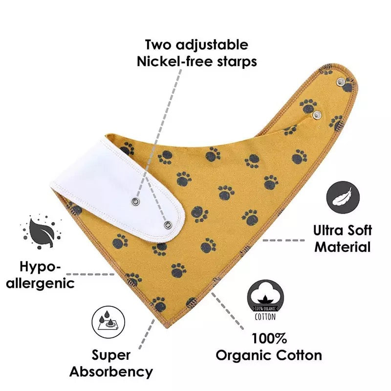 Soft Cotton Drool Bibs