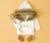 Knitted Hooded Sweaters with Fur