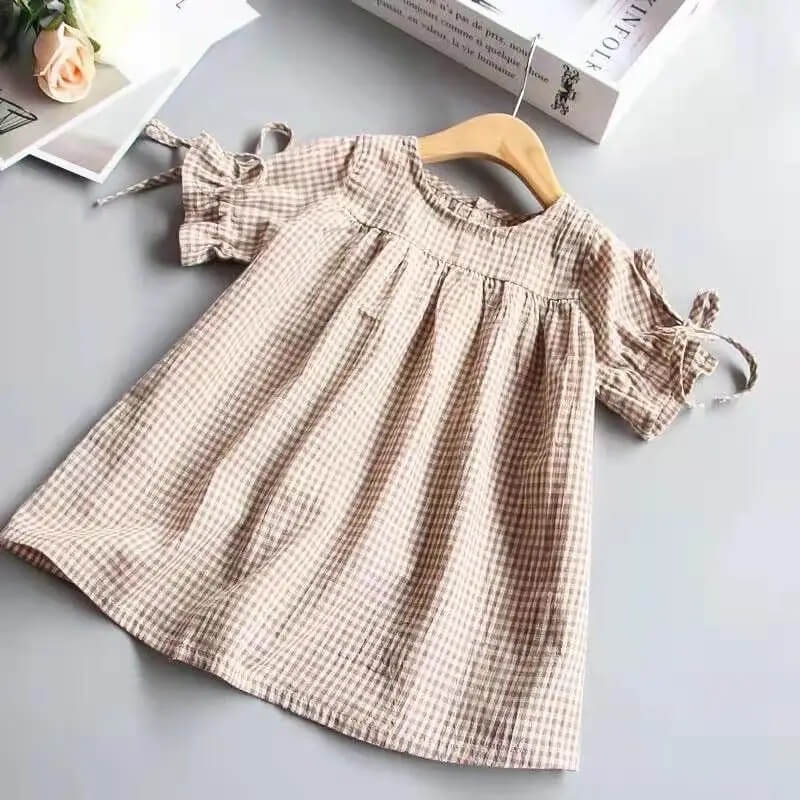 Baby girl linen frocks