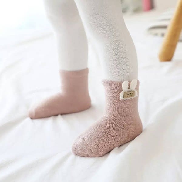 Cotton Happy Baby & Angel Wing Socks