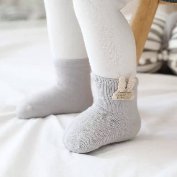 Cotton Happy Baby & Angel Wing Socks