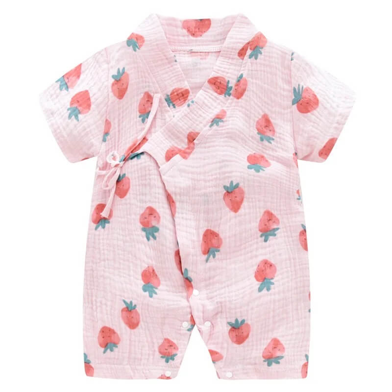 muslin cotton kimono rompers