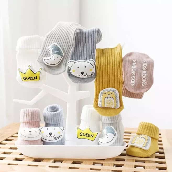 Unisex 3D Long Cotton Socks