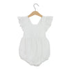 White Linen Romper