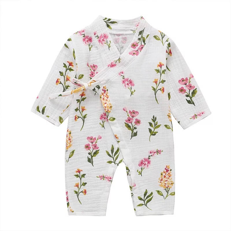 Unisex Printed Full Length Kimono Rompers