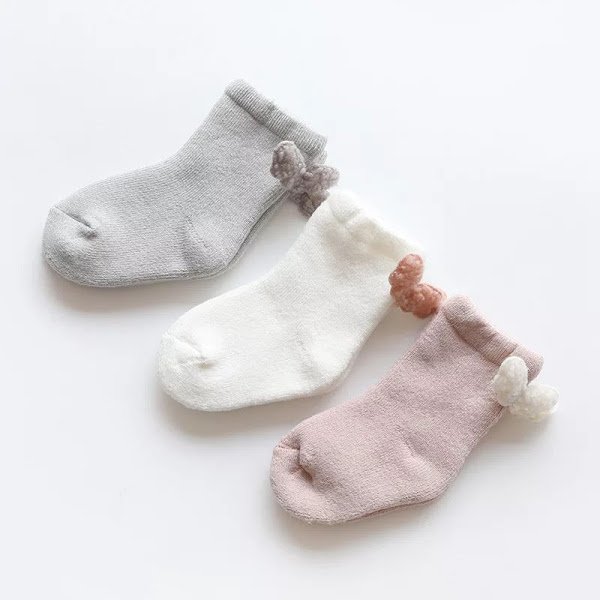 Cotton Happy Baby & Angel Wing Socks