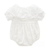 baby girl white romper