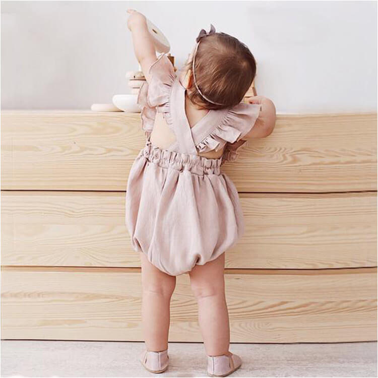 BAby Girl Linen ROmper